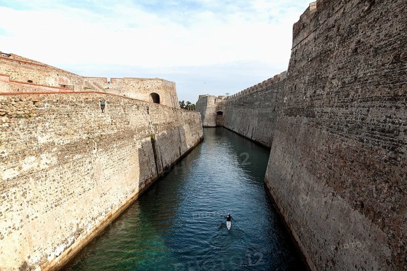 Muralla Real historic fortress Ceuta Spanish territory in north Africa, Spain, Europe