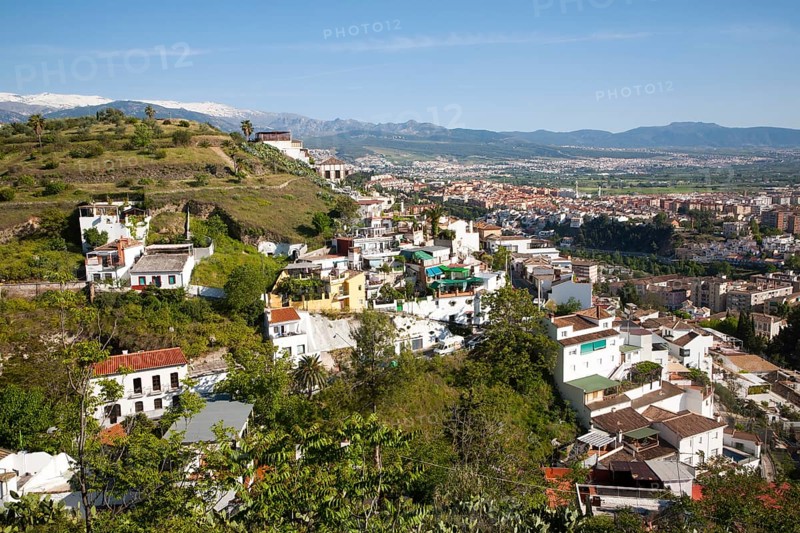 Residential suburban housing area in Granada, Spain, Europe