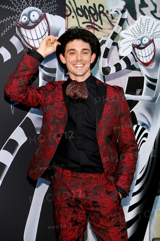 Marc Weinmann at the opening of the Tim Burton exhibition in the Radsetzerei on the RAW site in Berlin on 18 July 2024