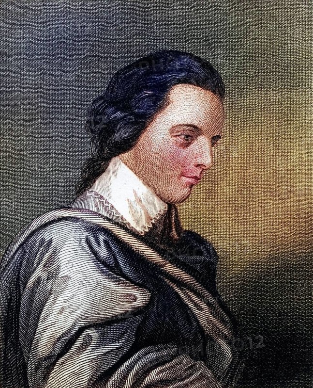 Arthur Middleton, 1742 to 1787, American Statesman and Founding Father Signer of the Declaration of Independence 19th century engraving by JB Longacre after a drawing by T Middleton, Historical, digitally restored reproduction from a 19th century original, Record date not stated