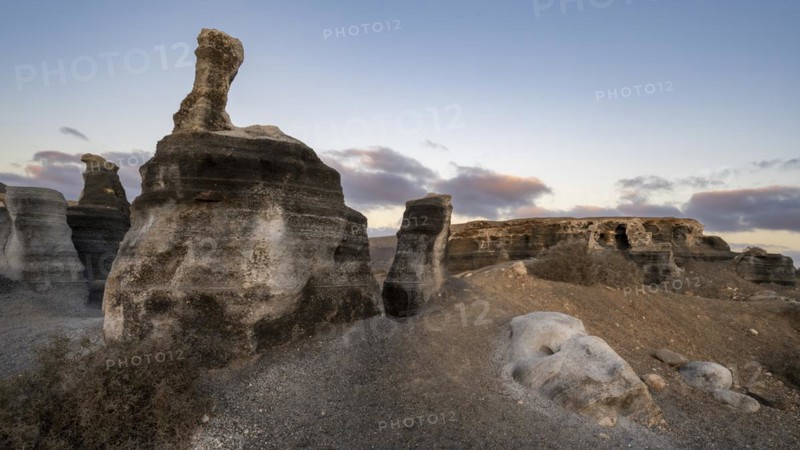 Stratified City, Ciudad estraticicada, Antigua Rofera de Teseguite, Lanzarote, Canary Islands, Spain, Europe