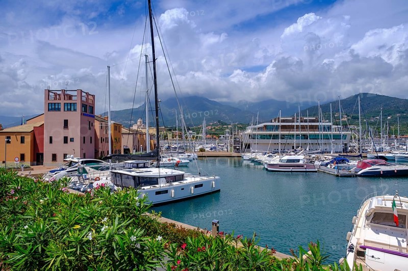 Sailing ships, Marina di Loano, Loano, Riviera di Ponente, Liguria, Italy, Europe