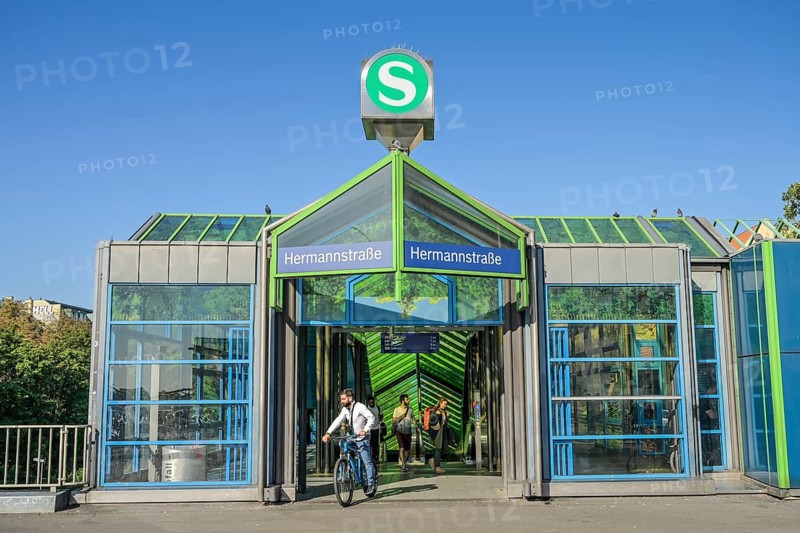 Hermannstraße railway station, Neukölln, Berlin, Germany, Europe
