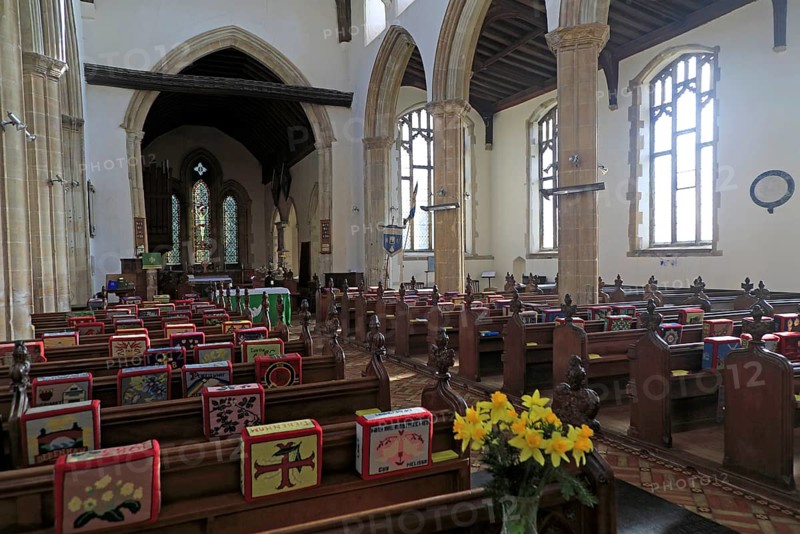 Village parish church of Saint Mary Magdalene, Debenham, Suffolk, England, UK