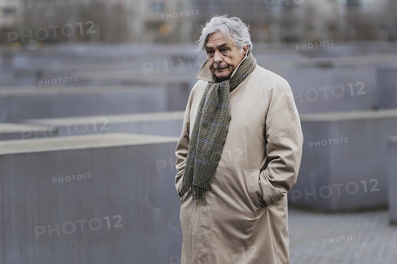 Christian Pfeil, contemporary witness and Holocaust survivor, photographed as part of the commemorative event at the Memorial to the Murdered Jews of Europe in Berlin, 31 January 2024 / Photographed on behalf of the Federal Ministry for Women, Senior Citizens, Family and Youth