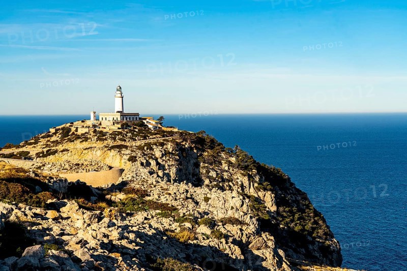 The lighthouse at Cap Formentor, in the north-west of Majorca, Balearic Islands, Spain, Europe