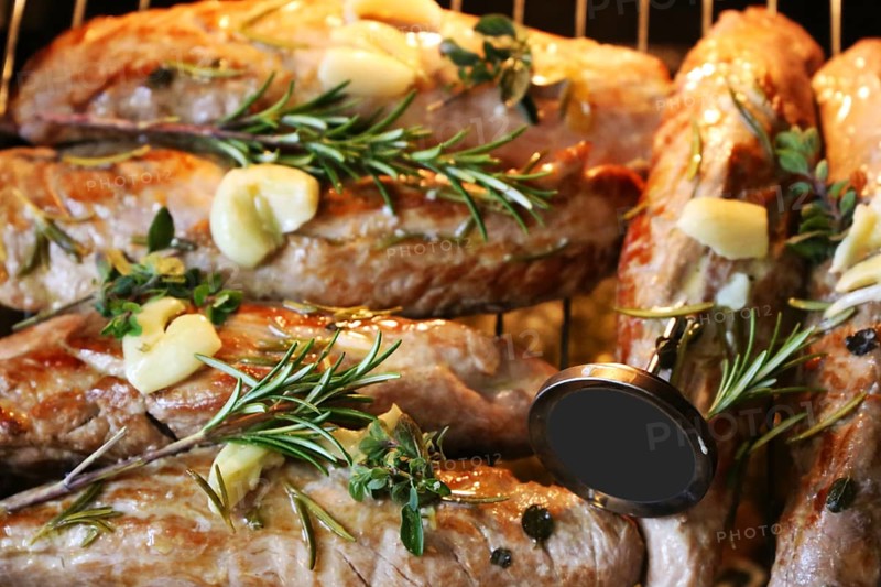 Fillet of Iberico pork in the oven