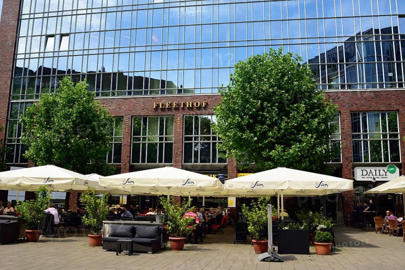 Europe, Germany, Hamburg, City, Neustadt, Fleethof, outdoor catering, Hamburg, Hamburg, Federal Republic of Germany, Europe
