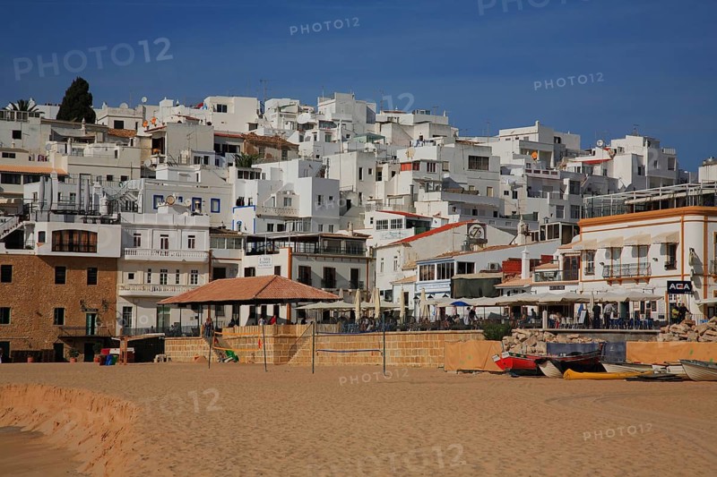 Albufeira beach in the Algarve, Portugal, Europe