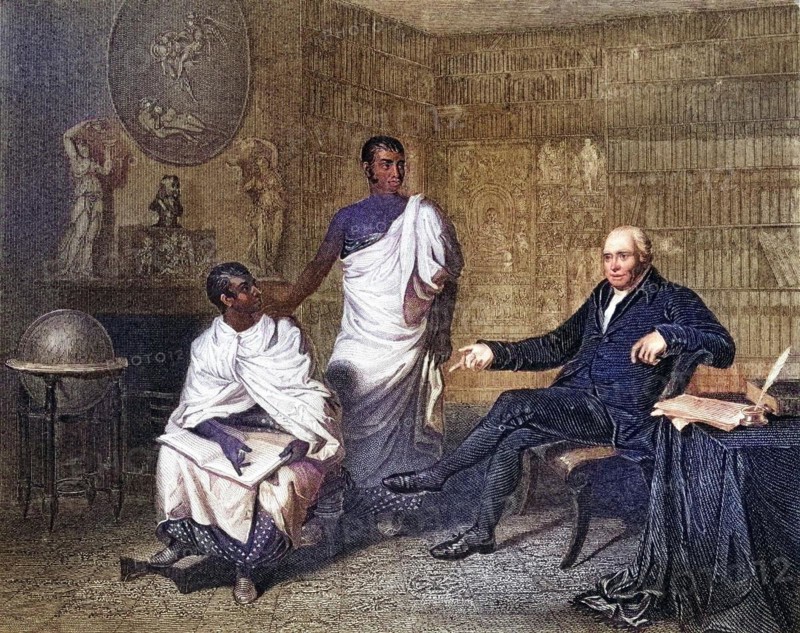 Dr Adam Clarke and the Priests of Buddha Dr Adam Clarke 1760 to 1832 British Methodist theologian and biblical scholar Engraved by Robinson from a painting by Moises, Dr Adam Clarke and the Priests of Buddha Dr Adam Clarke 1760 to 1832 British Methodist theologian and biblical scholar Engraved by Robinson from a painting by Moises, Historic, digitally restored reproduction from a 19th century original, Record date not stated