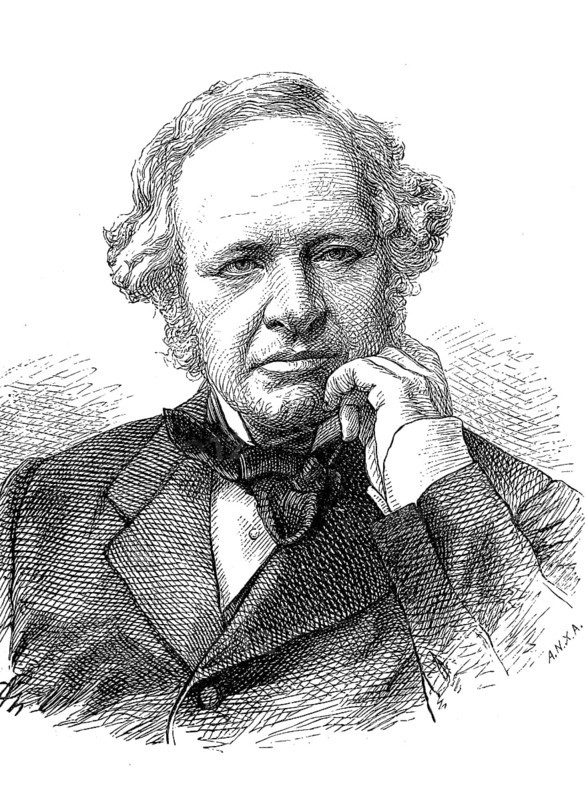 Granville George Leveson-Gower, 2nd Earl Granville, 11 May 1815, 31 March 1891, a British statesman. He was several times foreign and colonial minister, Historical, digital reproduction of an original from the 19th century