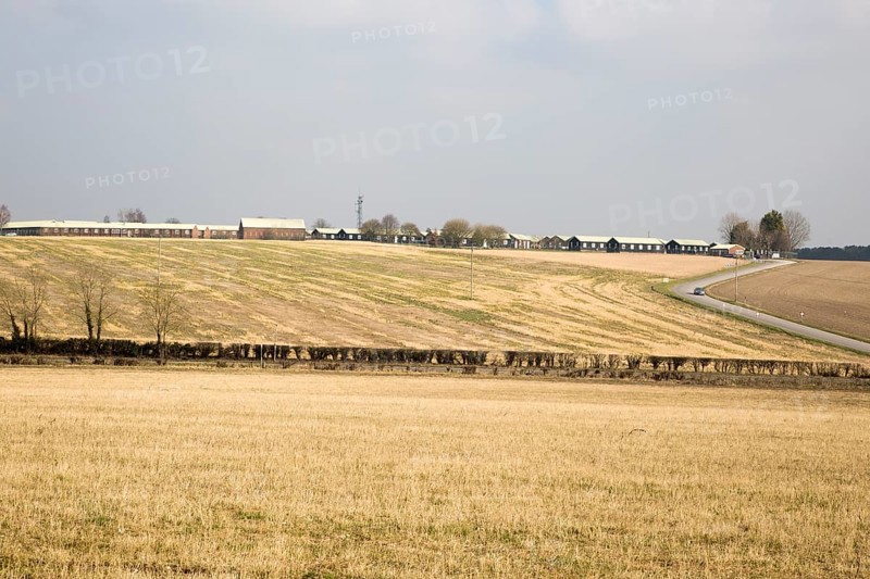 Westdown army military camp barracks, Tilshead, Salisbury Plain, Wiltshire, England, UK