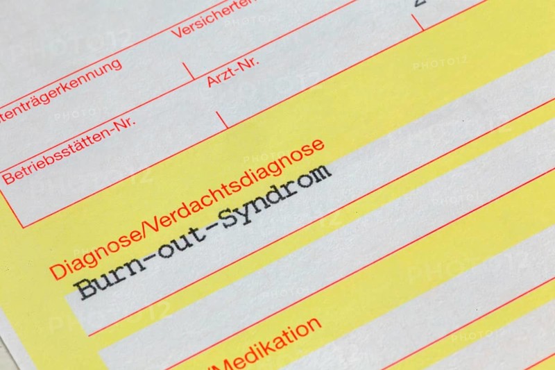 Burn-out diagnosis on a doctor's referral