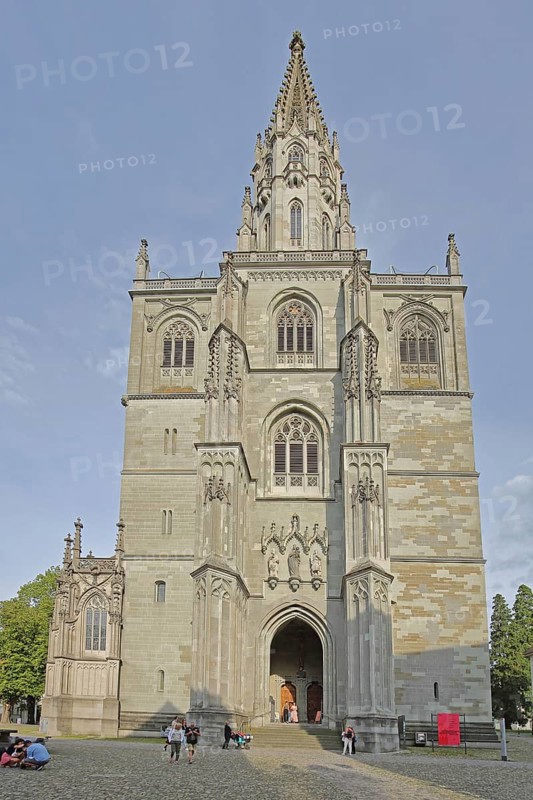 Gothic Minster of Our Lady, Münsterplatz, Constance, Obersee, Lake Constance, Lake Constance region, Baden-Württemberg, Germany, Europe