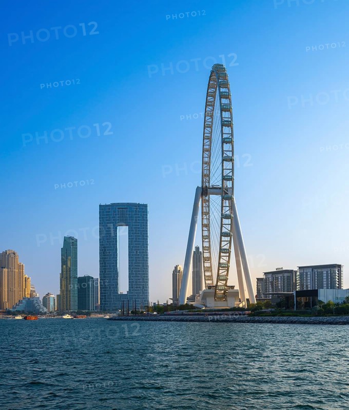 Dubai Marina and Harbour, Skyline Architecture and Marina, United Arab Emirates, Asia