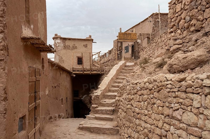 Old fortress (ksar) made of clay, Kasbah Ait Ben Haddou, UNESCO World Heritage Site, High Atlas, Ouarzazate, Souss-Massa-Draâ, Morocco, Africa