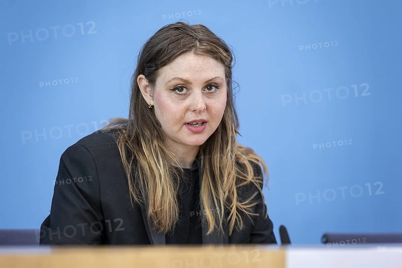 Ariel Elbert, board member of Keshet Germany, recorded during a press conference at the Federal Press Conference Centre on the topic: Antisemitic alliances after 7 October, Civil Society Situation Report on Antisemitism in Berlin, 6 June 2024