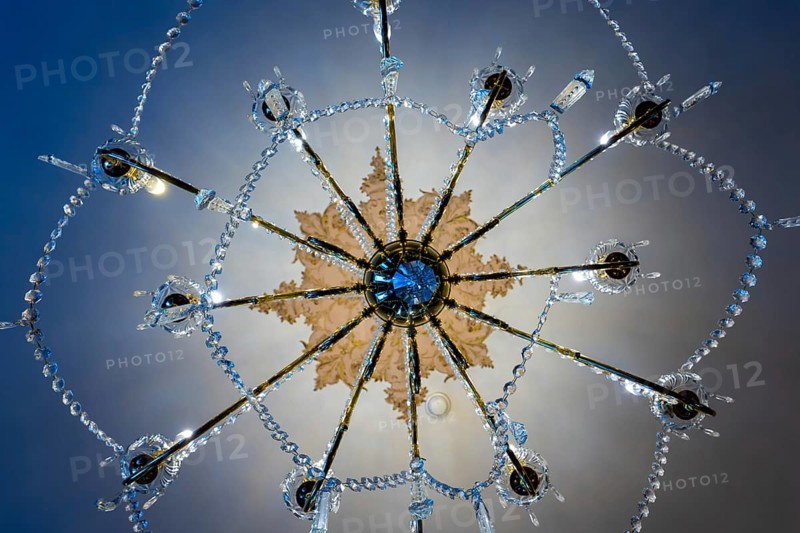 Crystal Lamp Directly Below in Switzerland