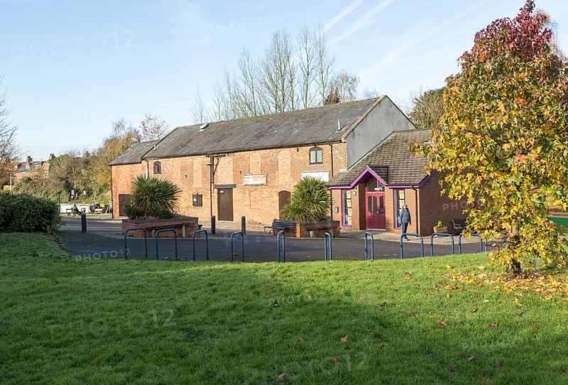 The Wharf Theatre, Kennet and Avon canal, Devizes, Wiltshire, England, UK