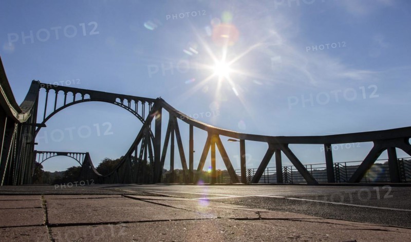 Glienicke Bridge in Potsdam. The Glienicke Bridge today forms the city boundary between Berlin and Potsdam and was the border line and a handover point for spies from East and West during the division of Germany, 22/09/2016