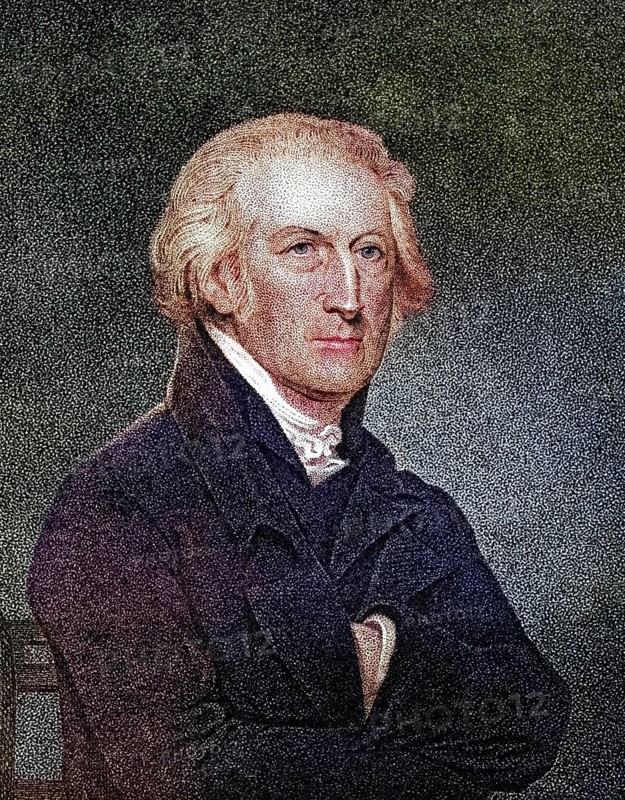 George Clymer, 1739 to 1813, American statesman and founding father A signer of the Declaration of Independence Engraving by JB Longacre from a nineteenth-century miniature by Trott, Historical, digitally restored reproduction from a nineteenth-century original, Record date not stated