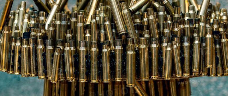 Bikini Haus Berlin, decoration of empty rifle cartridge cases, Berlin, Germany, Europe