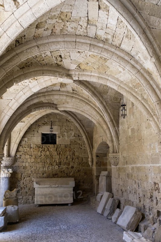 Archaeological Museum in the former hospital of the Order of St John, 15th century, Old Town, Rhodes Town, Greece, Europe