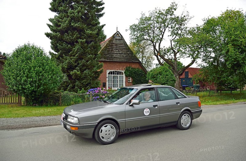 Europe, Germany, Lower Saxony, Lower Elbe Classics, classic car tour, Audi 90, year of construction 1987, Europe
