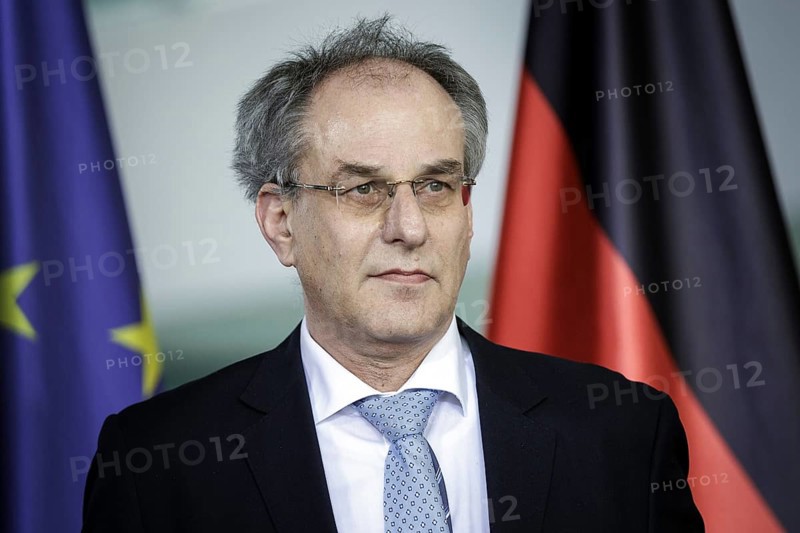 Uwe Cantner, Professor of Economics/Microeconomics at Friedrich Schiller University Jena, pictured during the handover of the 2024 report by the Commission of Experts for Research and Innovation (EFI) to Federal Chancellor Olaf Scholz in the presence of the Federal Minister of Education and Research, Bettina Stark-Watzinger. Berlin, 28 February 2024