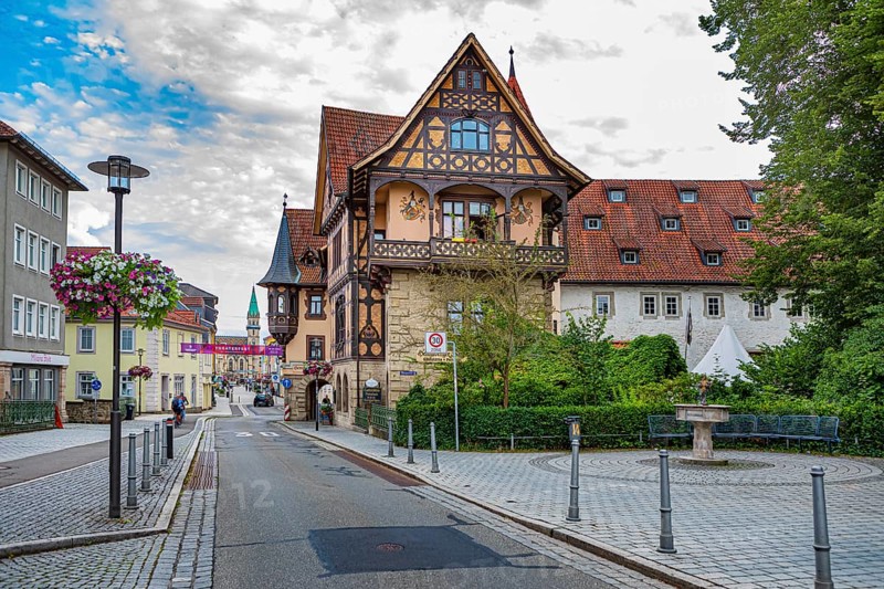 Henneberger Haus in Meiningen, Thuringia, Germany, Europe