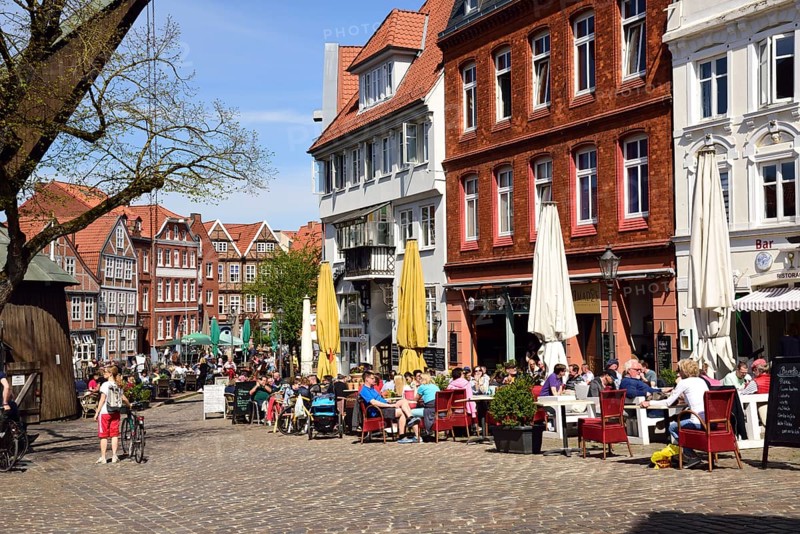 Europe, Germany, Lower Saxony, Stade, Hamburg Metropolitan Region, Hanseatic City, Hanseatic Harbour, Fish Market, Hamburg, Hamburg, Federal Republic of Germany, Europe
