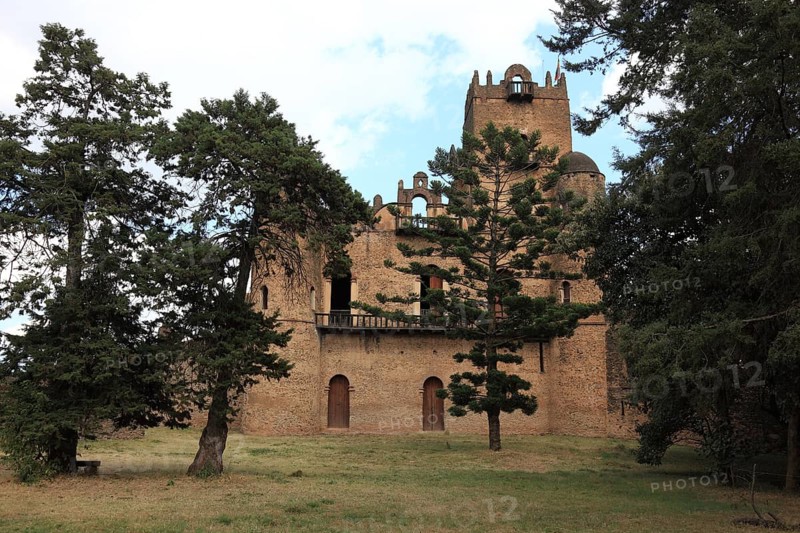 Amhara region, in the Gemp palace complex in Gondar, Gonder, imperial palace, UNESCO, world, heritage, cultural heritage, Ethiopia, Africa