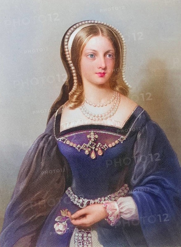 Lady Jane Grey, also known as Lady Jane Dudley, 1537-1554, titular Queen of England for nine days in 1553, executed by Mary Tudor, Historical, digitally restored reproduction from a 19th century original, Record date not stated