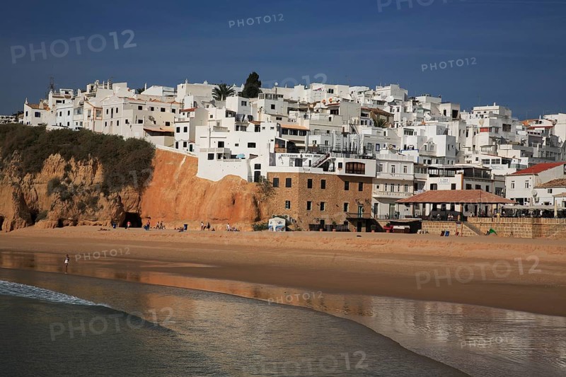 Albufeira beach in the Algarve, Portugal, Europe