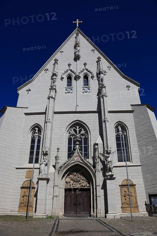 Late Gothic knight's chapel, Hassfurt, Hassfurt, Hassberge district, Lower Franconia, Bavaria, Germany, Europe