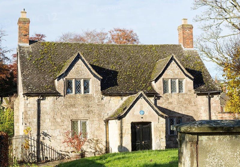 Early seventeenth century Sexton's Cottage, former almshouses, Devizes, Wiltshire, England, UK