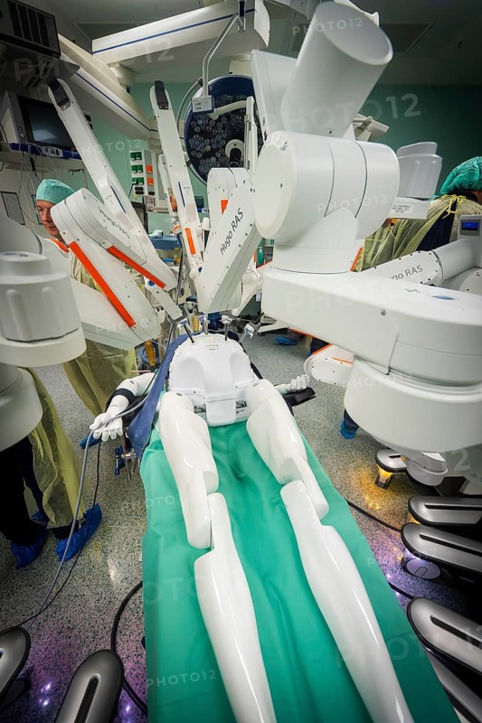 Operating theatre robot HUGO, Dresden, Saxony, Germany, Europe