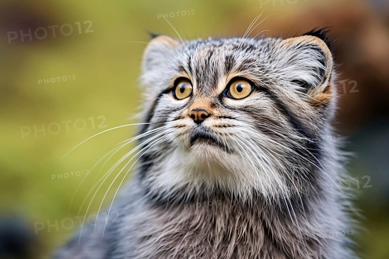 Portrait of Pallas cat. KI generiert, generiert AI generated