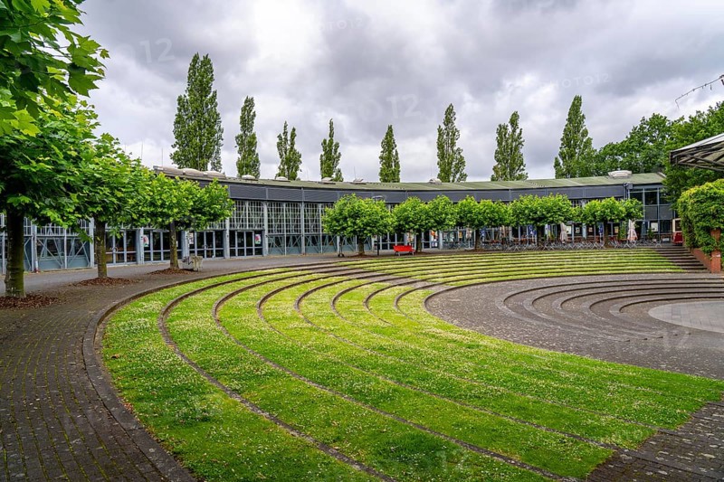 MüGa Park, Ringlokschuppen, Mülheim an der Ruhr, North Rhine-Westphalia, Germany, Europe