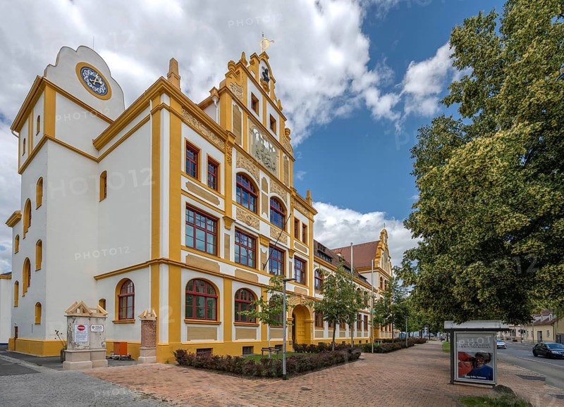 Luitpold Primary School, built in 1901 in Art Nouveau style, Memmelsdorfer Str. 7A, Bamberg, Upper Franconia, Bavaria, Germany, Europe