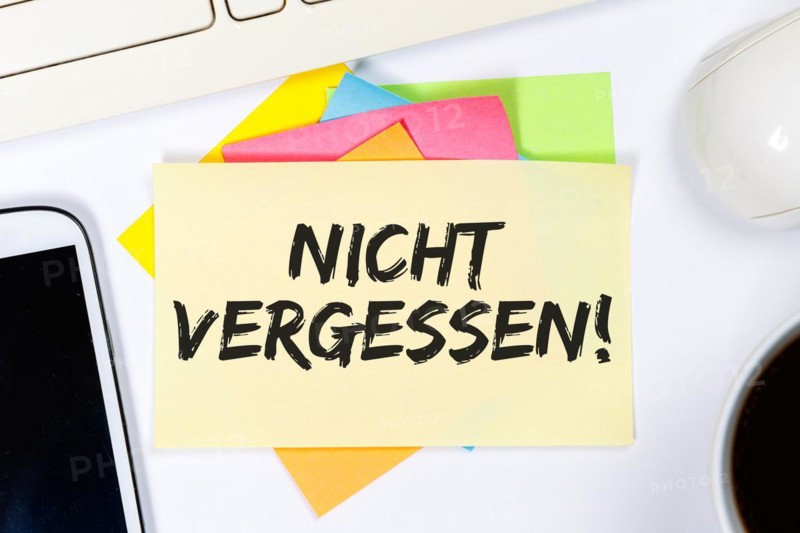 Don't forget appointment Reminder Communication Business concept on desk in