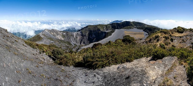 Irazu Volcano, Irazu Volcano National Park, Parque Nacional Volcan Irazu, Cartago Province, Costa Rica, Central America