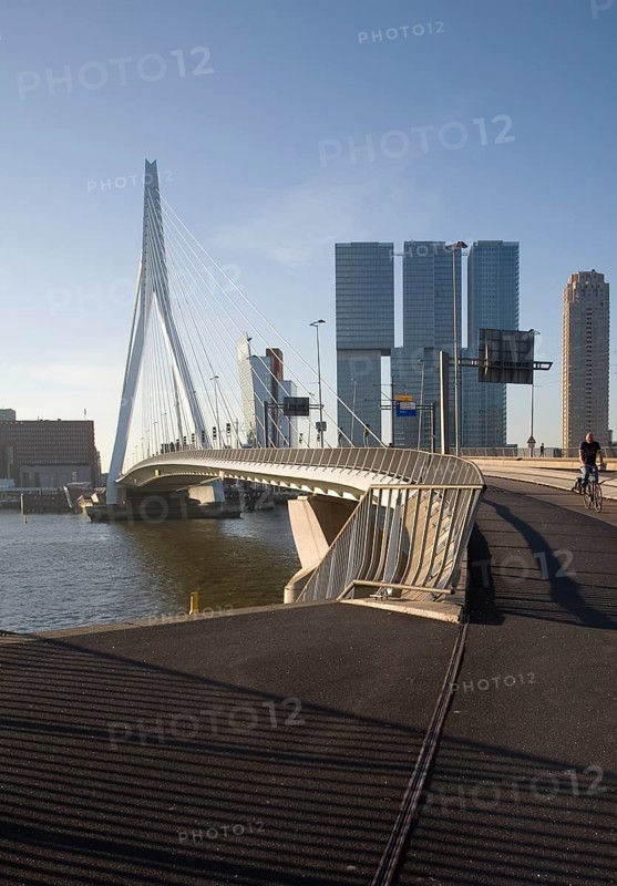 De Rotterdam building designed by architect Rem Koolhaas as a vertical city nears completion in August 2013 at Wilhelminapier, Rotterdam, Netherlands