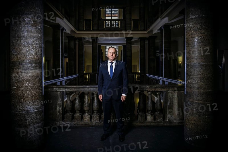 Boris Pistorius (SPD), Federal Minister of Defence, poses for a photo at the Ministry of Defence. Berlin, 13.02.2024