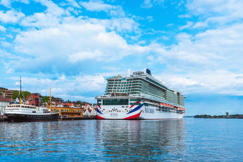 IONA PandO CRUISES in STAVANGER, Norway, Europe