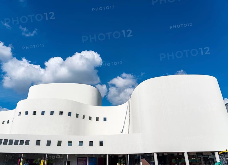 The theatre, after renovation, shortly in front of reopening, Düsseldorf, North Rhine-Westphalia, Germany, Europe