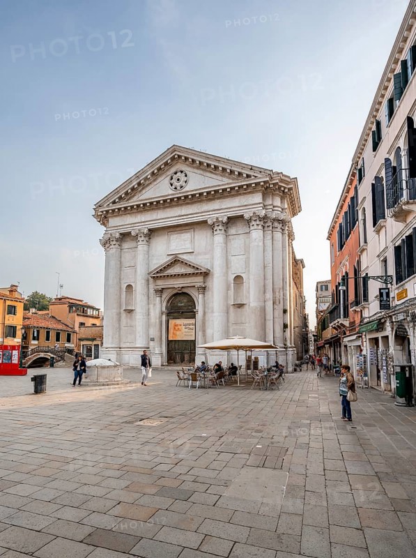 Leonardo da Vinci Museum in Campo San Rocco square, Scoletta di San Rocco, Venice, Veneto, Italy, Europe