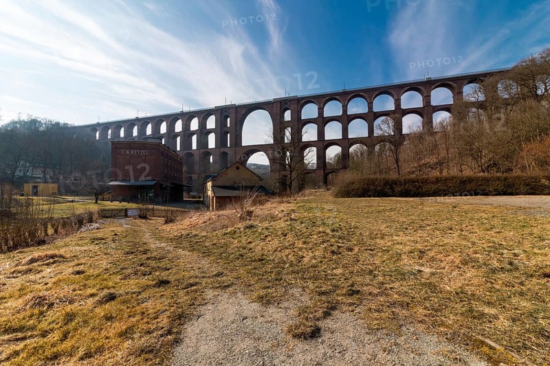 Göltzschtalbrücke, railway bridge, viaduct, Netzschkau, Vogtlandkreis, Thuringia, Germany, Europe