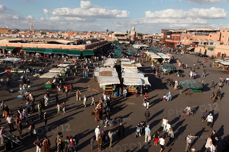 Place Djemaa el Fna Marrakech, Morocco, Africa