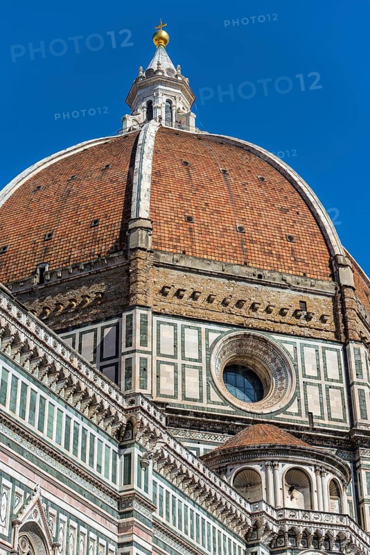 Dome of the Cathedral of Santa Maria del Fiore, Duomo, building, architecture, history, culture, architecture, art, tourism, city trip, Florence, Tuscany, Italy, Europe